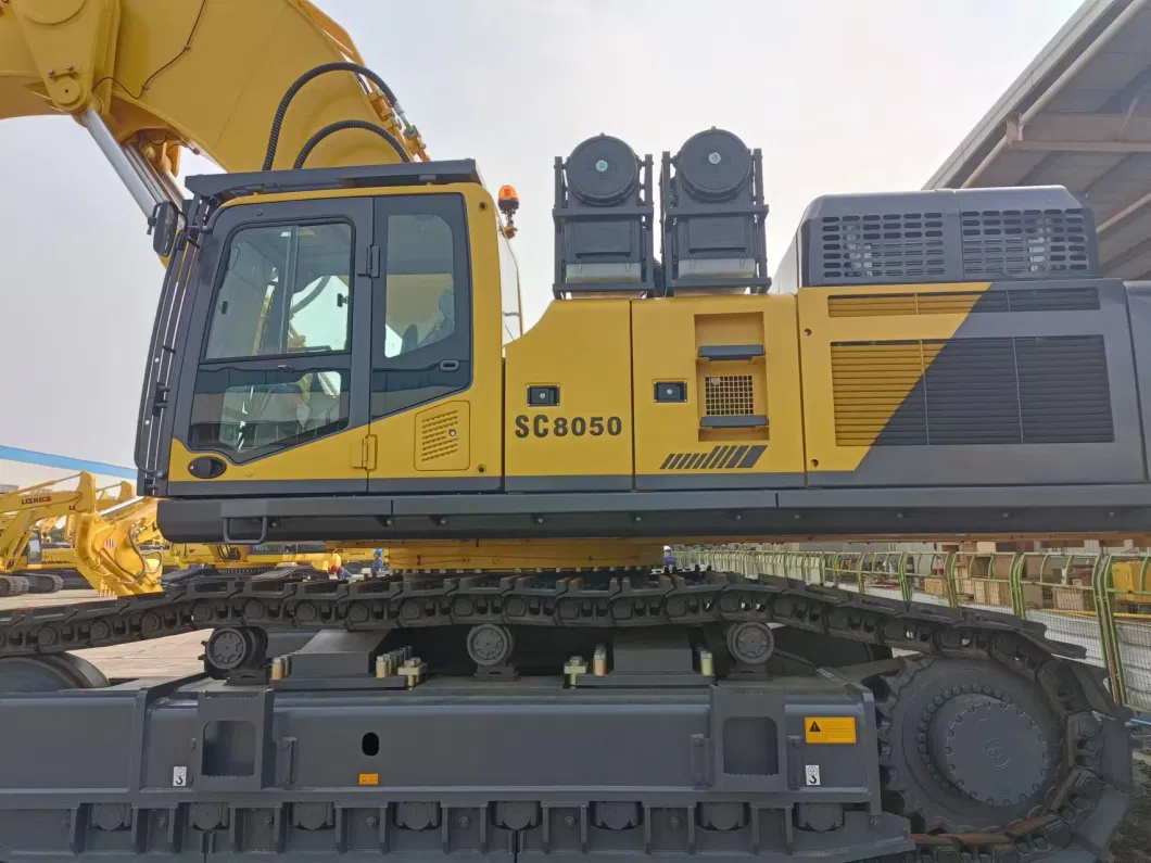 Lishide 80ton large hydraulic crawler excavator,big mining construction machinery