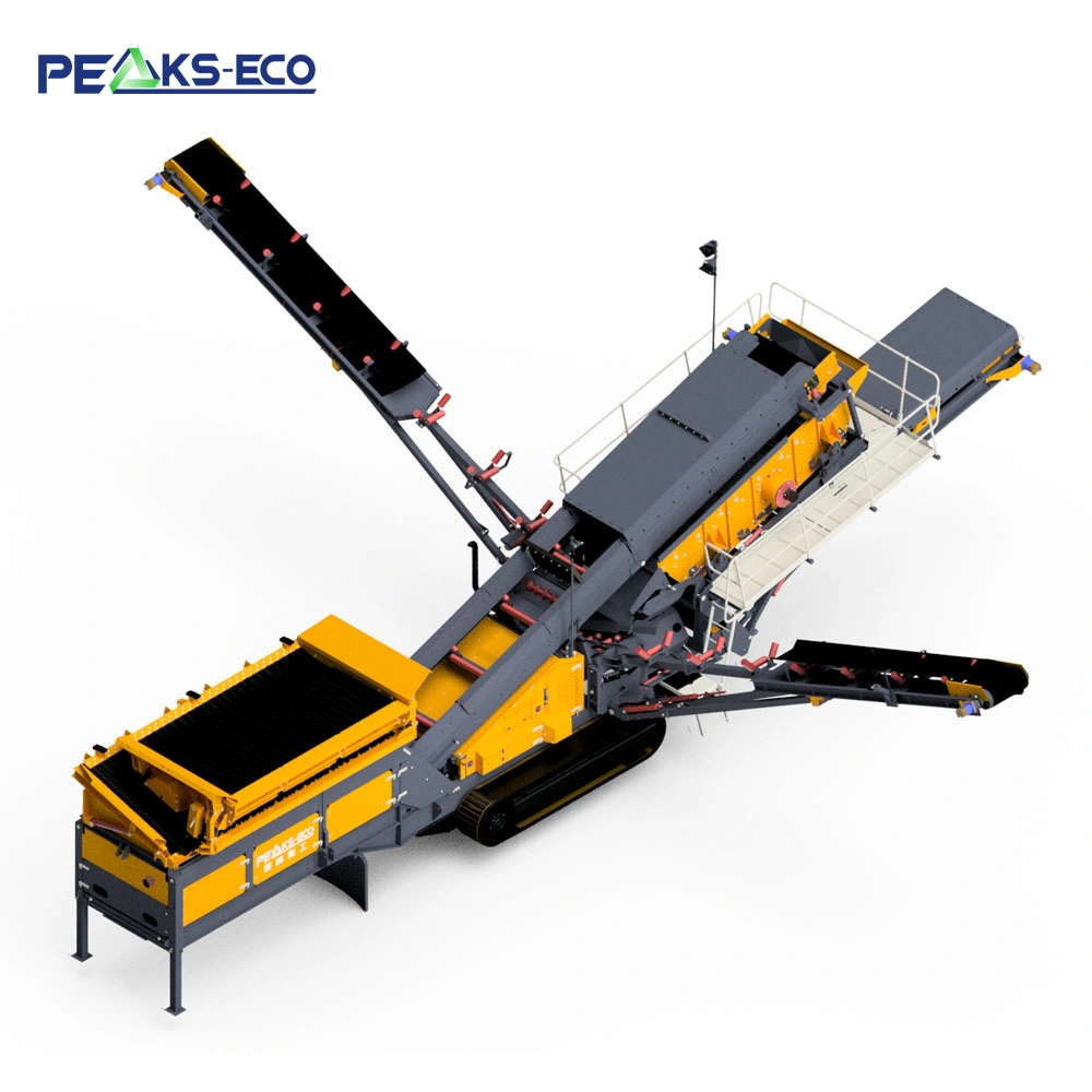 Complete Mobile Crushing and Screening Machine Crusher for Concrete