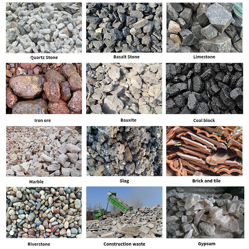 Coal Gangue Hammer Crusher Glass Bottle Crusher Ceramic Ore Sand Making Machine