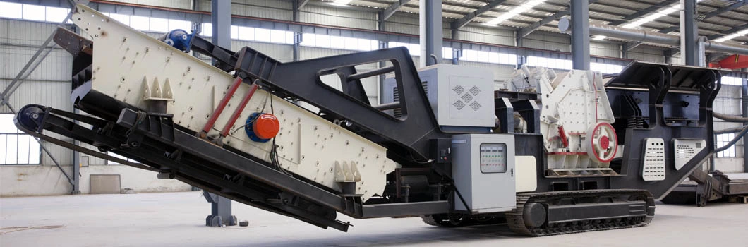 China Mobile Stone Rock Impact Concrete Crusher with Screening for Sale