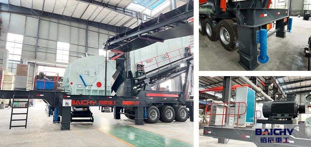 Quarry Rock Crushing Machine Mobile Primary Crushing Impact Crusher Mobile Limestone Gravel Stone Impact Crusher Plant Price