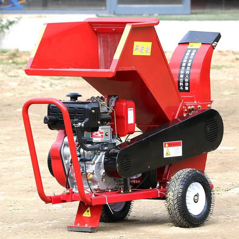 Electric Garden Branch Crusher Diesel Wood Crusher Sawdust Slicer