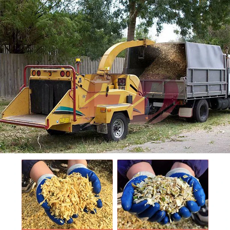 Electric Garden Branch Crusher Diesel Wood Crusher Sawdust Slicer