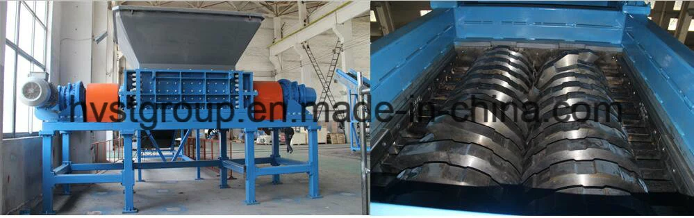 Tyre Blocks Crusher Tyre Shredder Machine