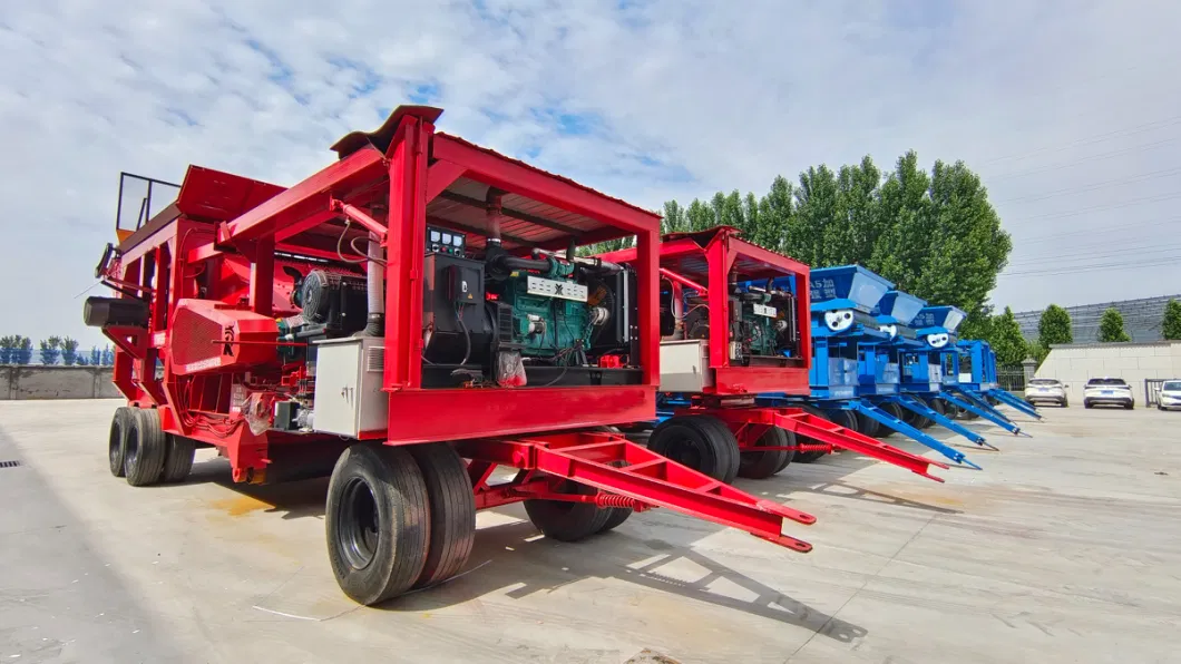 D5 Type Portable Mobile Moveable Coal Crusher Kibbler Crushing machine