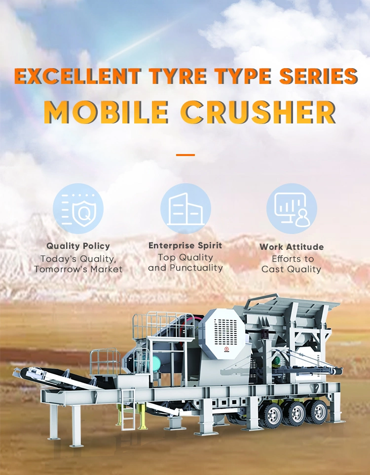 Concrete Aggregate Cone Mobile Crusher Construction Waste Crushing Plant