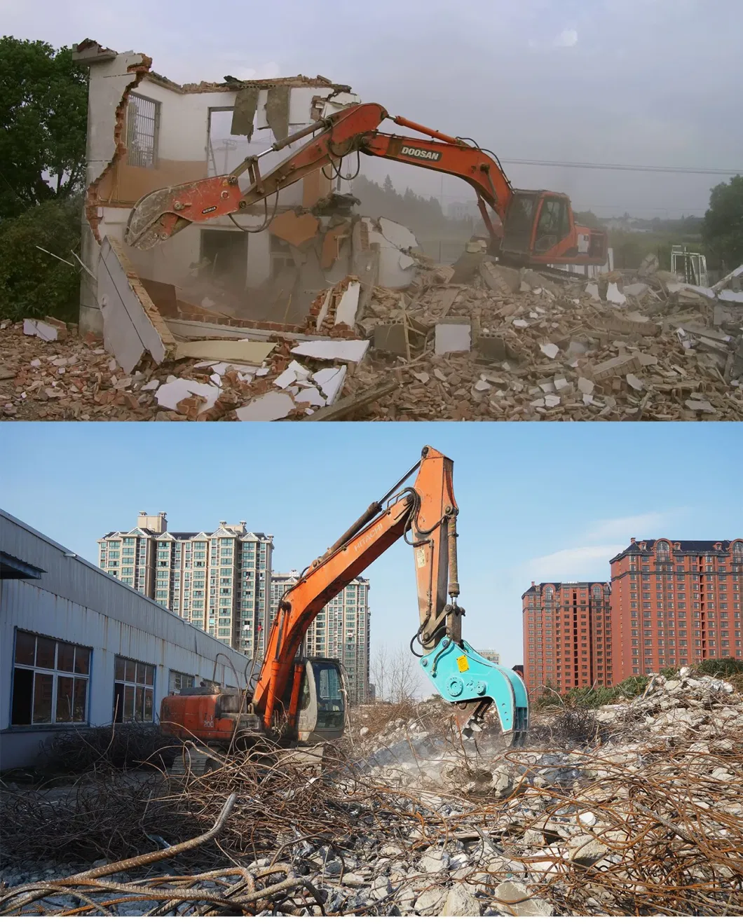 High Efficiency Hydraulic Concrete Crusher for Building Demolition