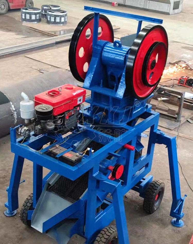 Jaw Crushing Primary Stone Crushing Jaw Crusher with Vibrating Screen