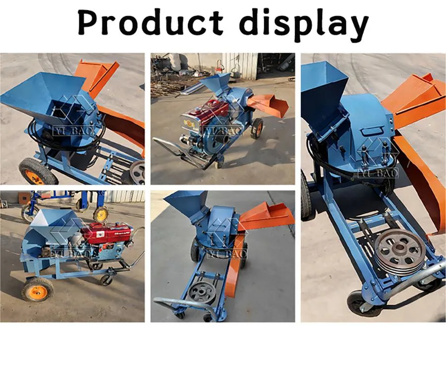 Agricultural Machinery Pine Wood Chips Grinding Hammer Mill Machine Log Pulverizer Crusher Sawdust Making Machine