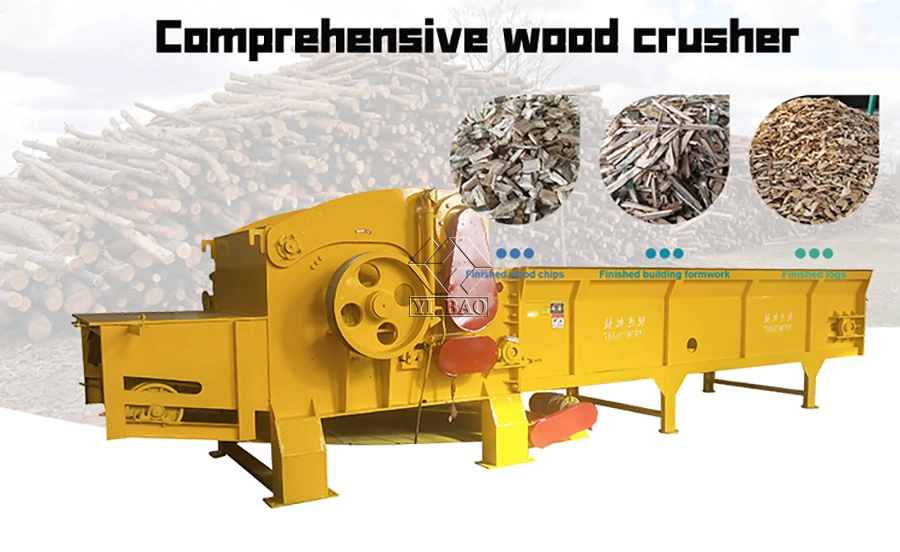 Hot Sale Wood Pallet Crusher Machine/Industrial Tree Branch Shredding Machine/Wood Pallet Shredder Chipper