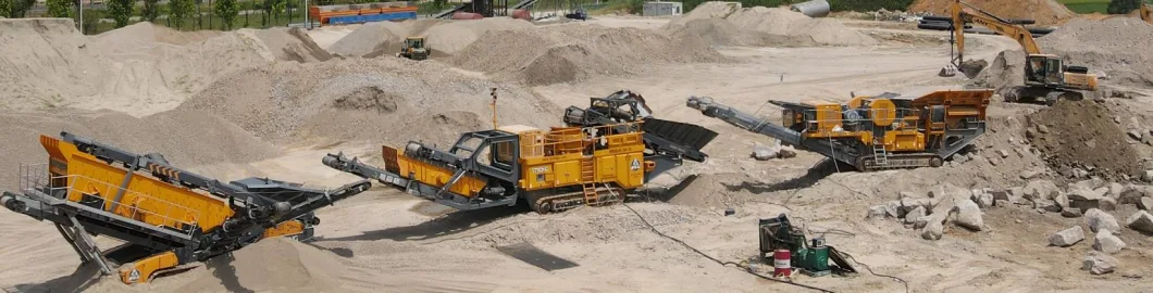 Crawler Cone Mobile Crushing Station 300tph Capacity Mining Quarry Granite Basalt Limestone Gravel Crusher Plant Stone Crusher