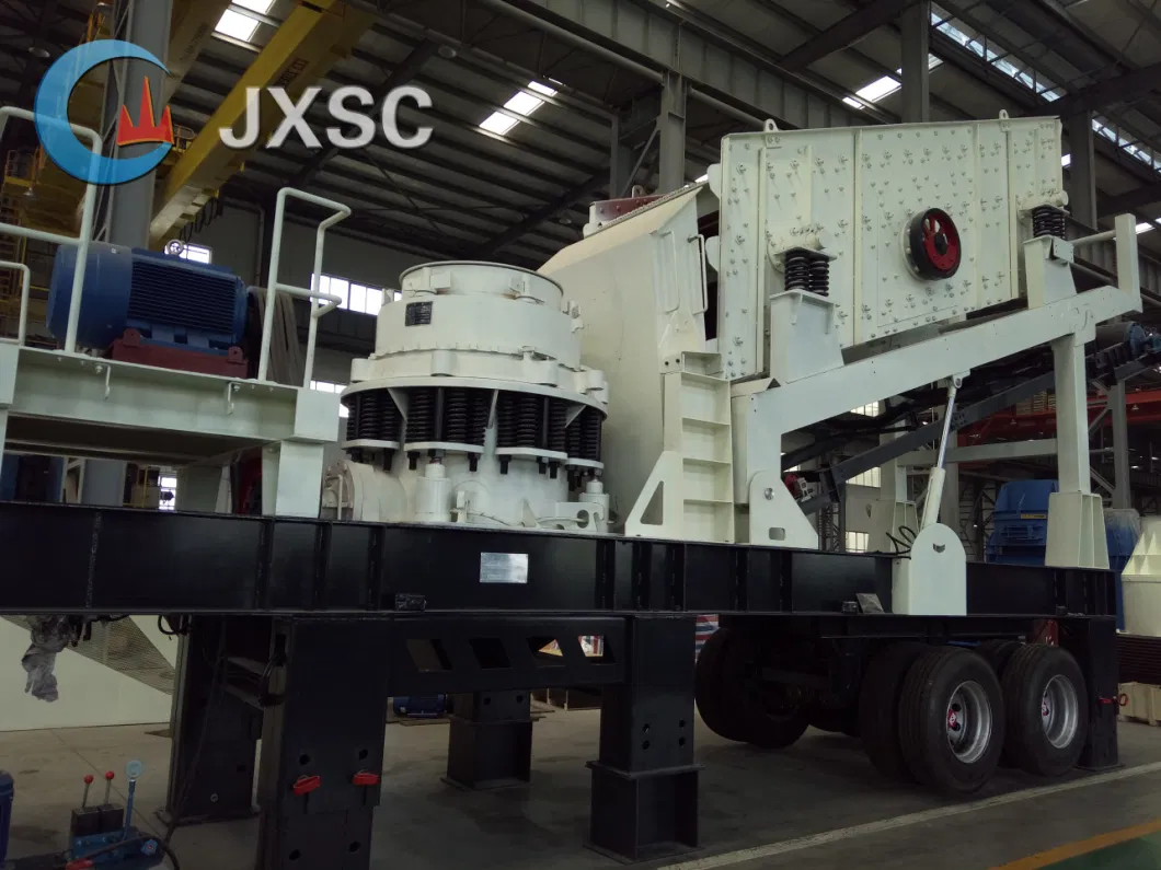 Mobile Crushing Plant, Tyre Mobile Crushing Plant