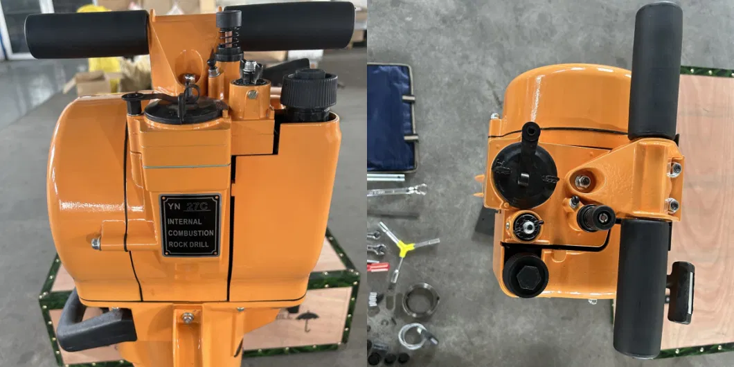 Hand Hold Mining Quarry Construction Use Gasoline Petrol Power Rock Drill Machine Equipment Yn27c