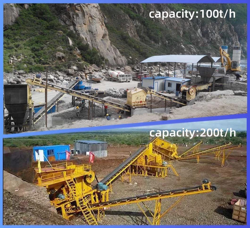 Large Track Mobile Stone Jaw Crusher Machine Gold Stone Crusher Price