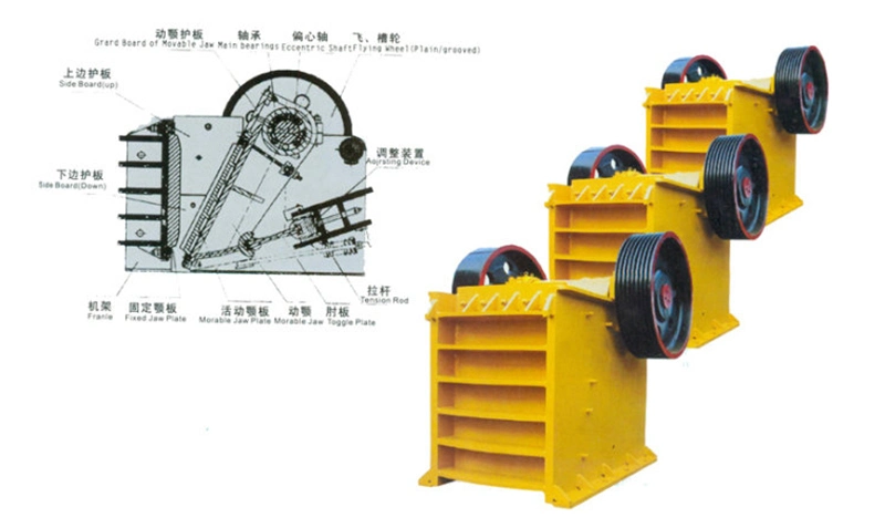 Mobile Stone Jaw Crusher Mining Rock PE250X400 Crusher Machine