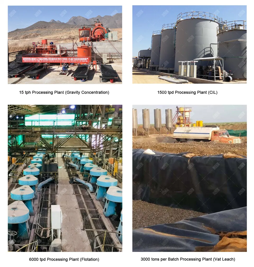 Small / Medium / Large Scale Gold Mining Equipment for Processing