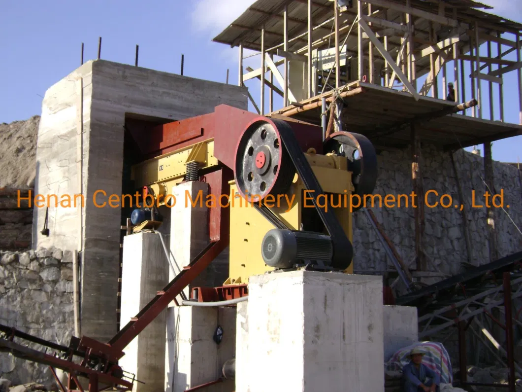 PE200*300 Small Mini Jaw Crusher Ore Crusher Glass Stone Chemical Grinding Machine