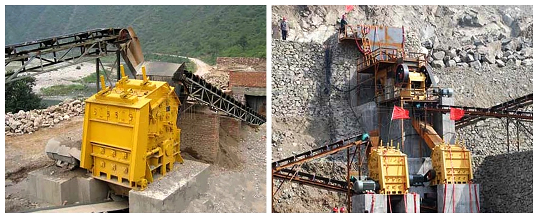 Heavy Duty Stone Crusher Concrete Crushing Limestone Stone PF1007 Impact Crusher Equipment for Sale