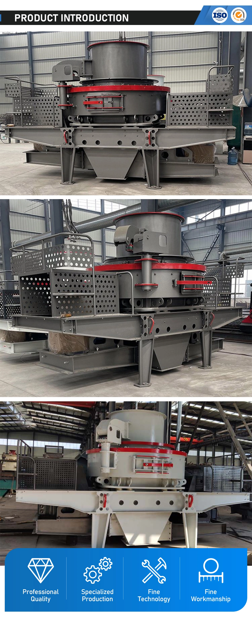 VSI Stone Sand Making Crusher of Mining Machine Equipment Machinery