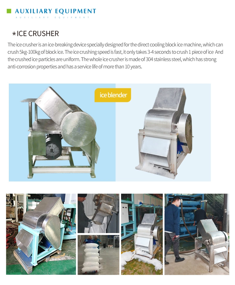 20 Ton Industrial Commercial Ice Block Making Machine Price with Crusher