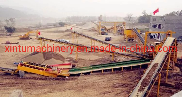 200tph Compact Stationary Aggregate Pebble Ore River Sand Stone Crushing Plant