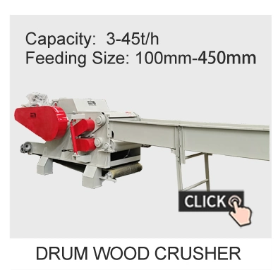 Industrial Good Quality Twigs Wood Scraps Wood Waste Crusher