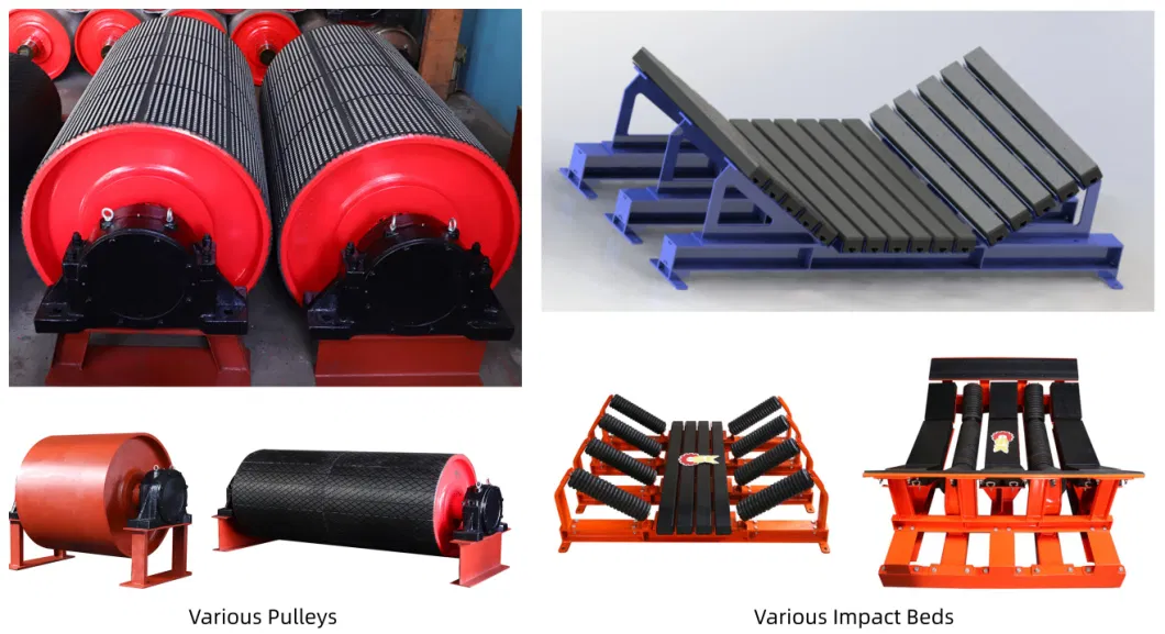 Power Plant Coal Bulk Raw Materials Handling Delivery Transportation System Industrial Mining Roller Belt Pipe Conveyor Machine