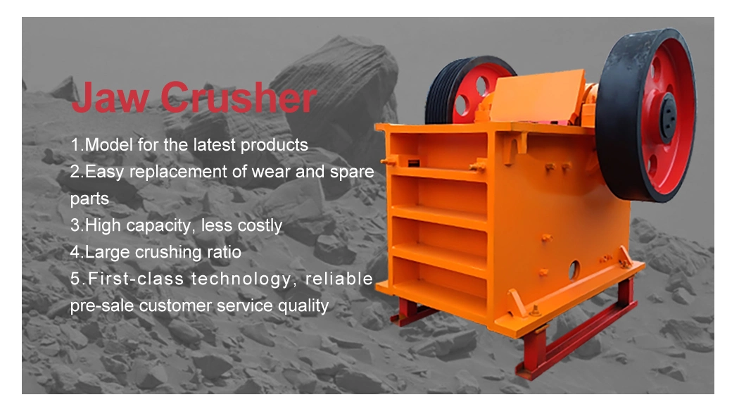 Mini PE-250 X 400 Jaw Crusher Machine for Concrete