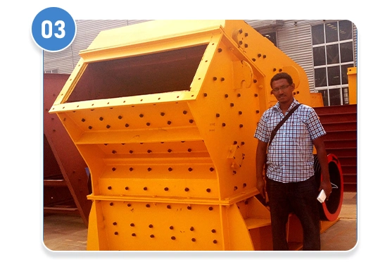 Factory Automatic Tractor Stone Impact Crusher Quarry