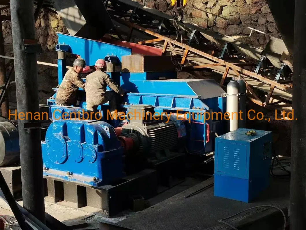 High Capacity Roller Crusher for Talc, Lead Oxide, Gypsum, Feldspar, Construction Material Crusher in China