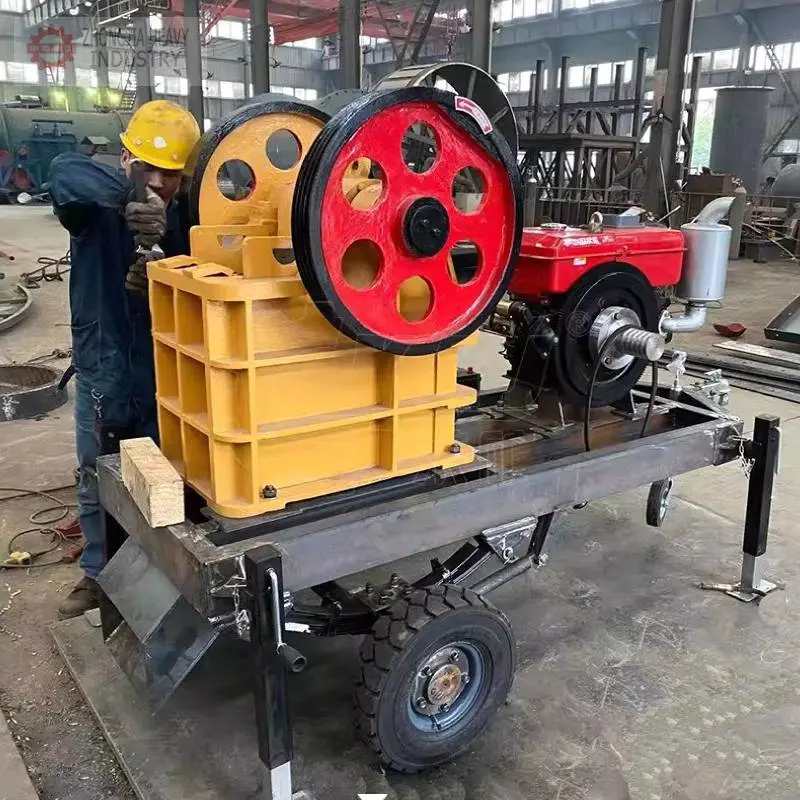 Mobile Concrete Stone Crusher Suppliers Mini Crusher for Gypsum Stone Stone Portable Crusher Machine Price