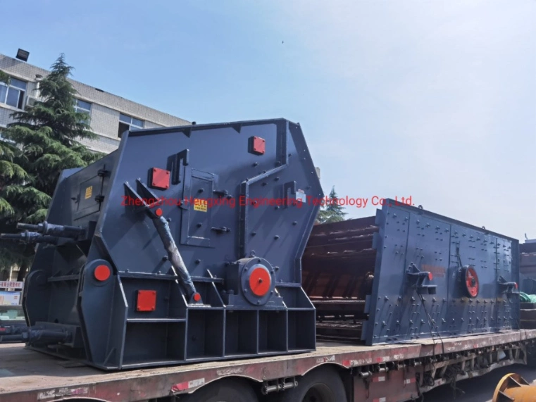 Construction Cement Block Crusher Limestone Wheel Mobile Impact Crusher