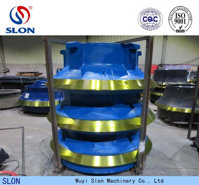 Manganese Steel Terex Bowl Liner and Concave Cone Crusher Parts