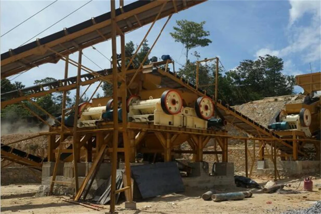 Large Feeding Size and Capacity Jaw Crusher PE900X1200 with 300-400tph