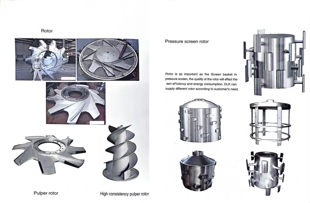 Dlk Stainless Steel Hydraulic Pulp Crusher Disc Rotor Bearing Block Paper Making Machine