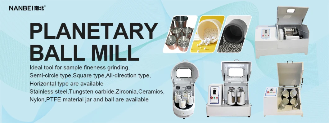 High Efficiency Vertical Microcomputer Planetary Ball Mill with Ceramic Candle Jars