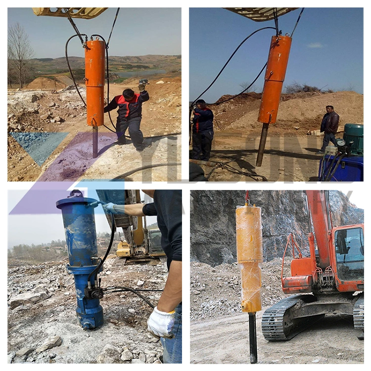 Large Rock Stone Breakers Concrete Crushers Hydraulic Splitting Machine