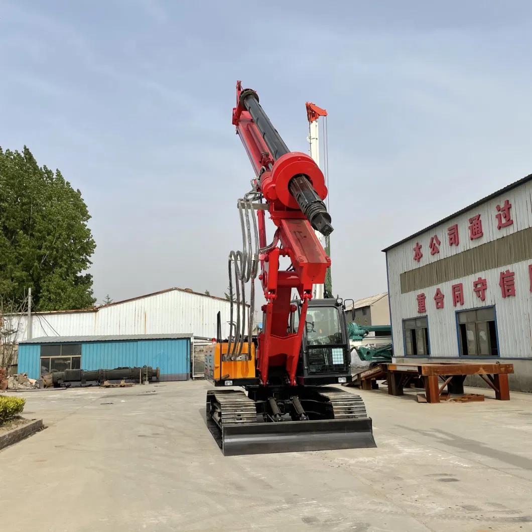 30m Crawler Hydraulic Borehole Rotary Drilling Equipments for Mining Investgation Equipment/Building Foundation Pile Construction Dr-100