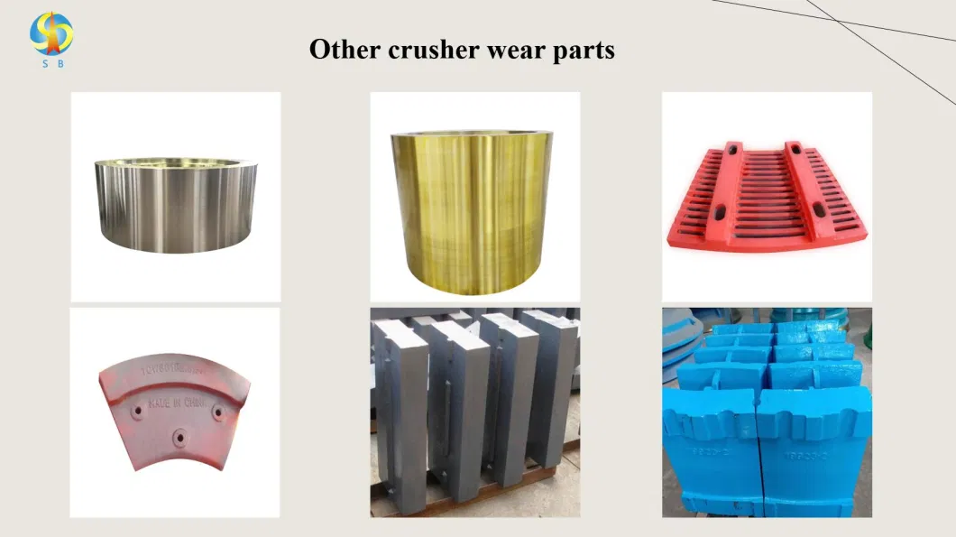 High Manganese Steel Castings Mantle and Concave Parts for Cone Crusher