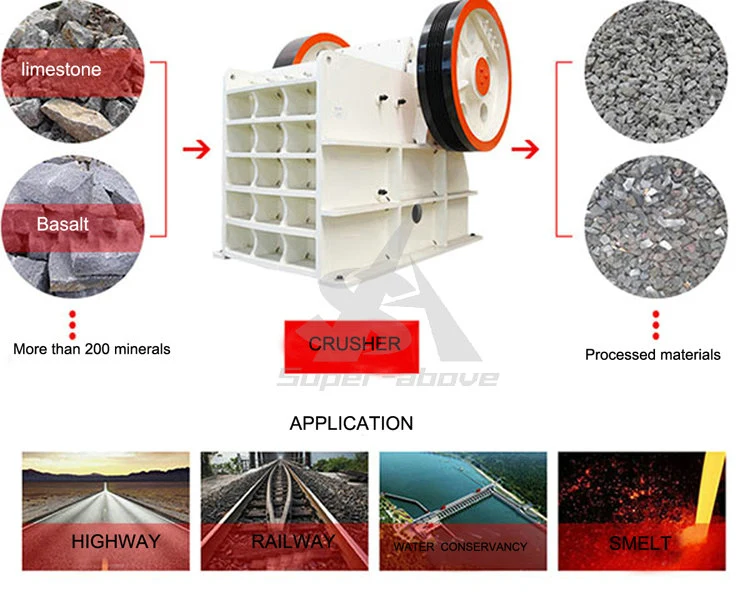 Manufacturer 10-650tph Quarry Stone Primary Jaw Crusher for Sale