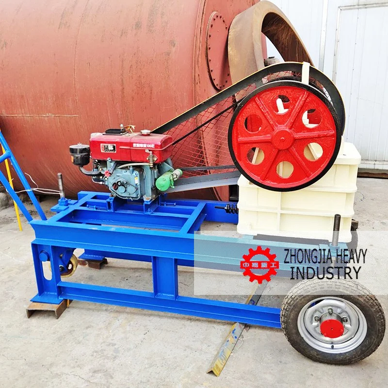 Diesel Portable Mobile Rock Limestone Granite Rock Small Stone Crusher Machine Jaw Crusher