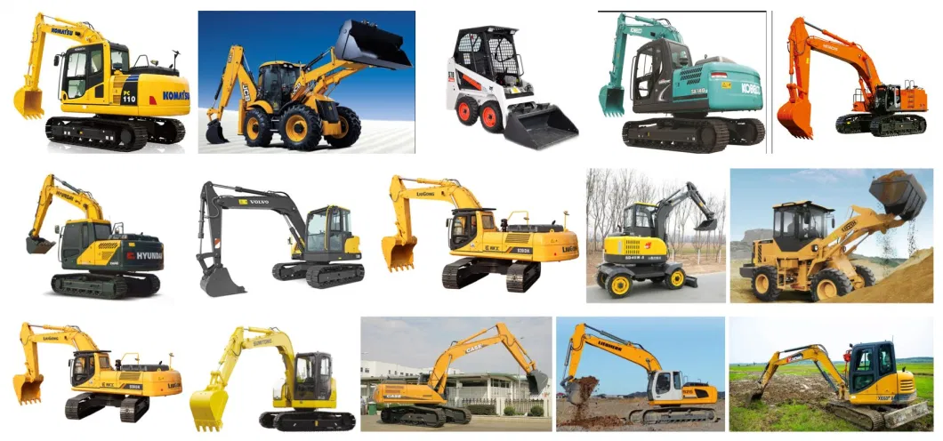 R275L Excavator with Hydraulic Buster, Rock Pulverizer, Hydraulic Concrete Crusher with Korean Technology