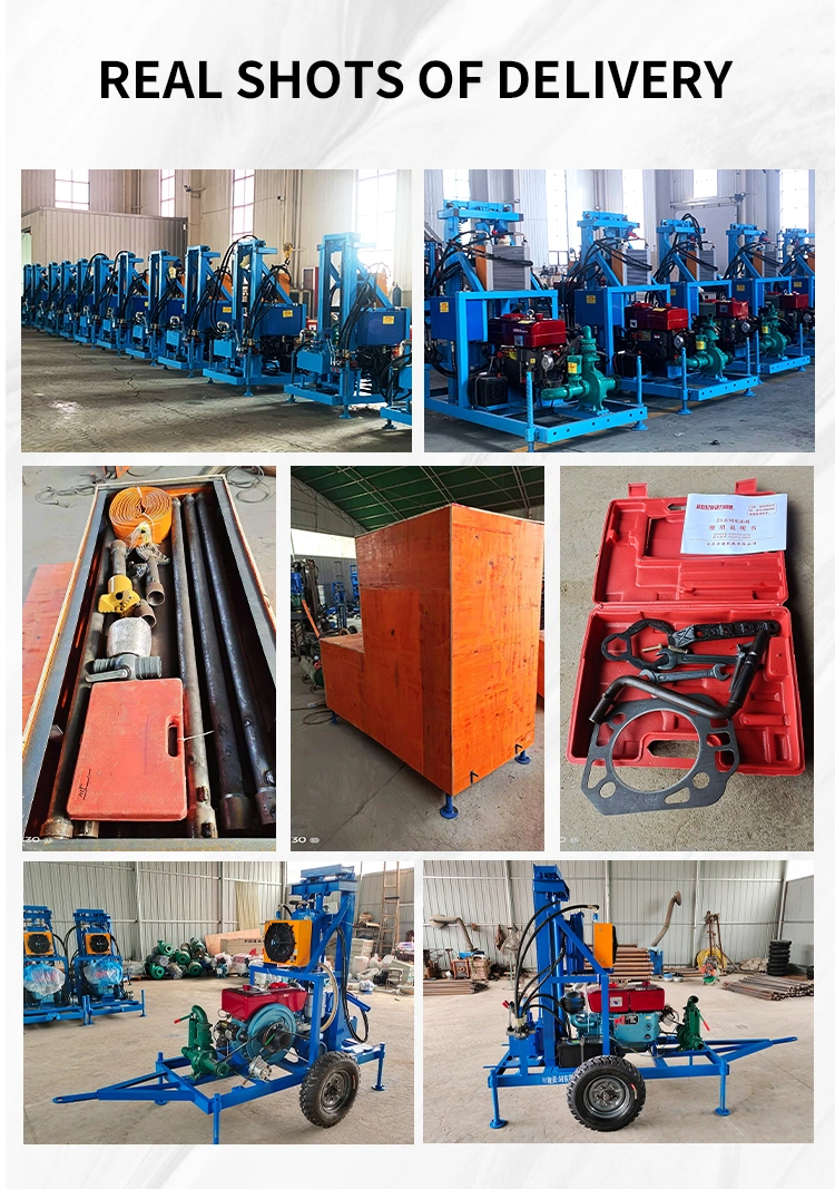 Tractor Mounted Water Well Drilling Bits Core Sample Rotary Drilling Machine