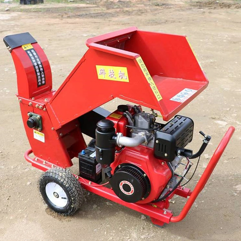 Electric Garden Branch Crusher Diesel Wood Crusher Sawdust Slicer