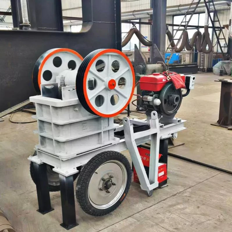 Wheel Mounted Mobile Jaw Crusher Limestone Crusher Machine Iron Ore Crushing Plant