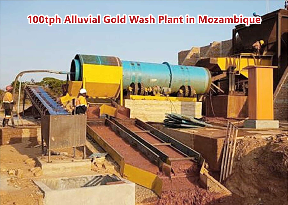 Small Scale Mobile Portable Alluvial Gold Trommel Washing Gold Mining Equipment Factory for Sale