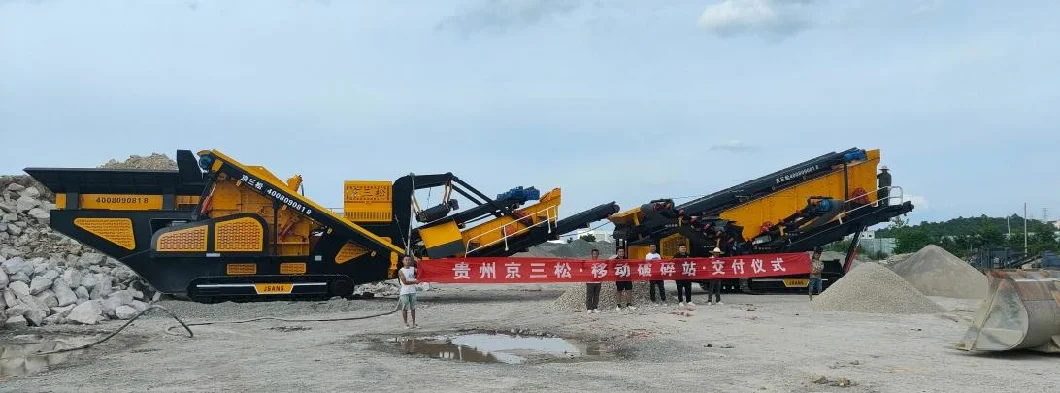 Tire Crushing Plant with Spraying System