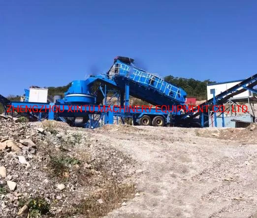 Mobile 100 Tph Jaw Portable Small Rock Crushing Stone Crusher Plant Machine