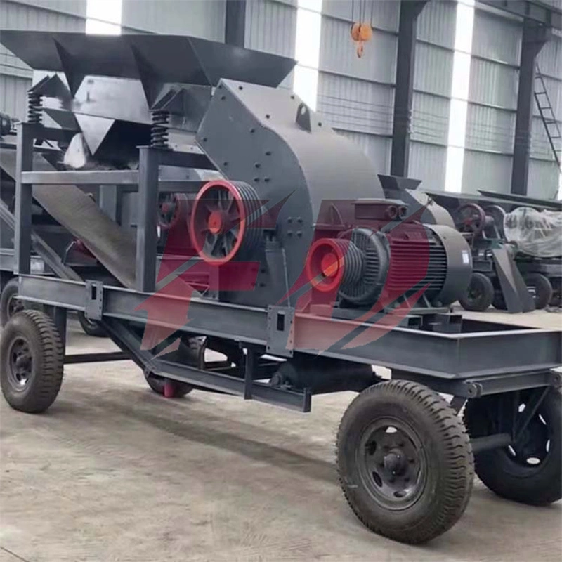 Shale Stone Hammer Type Sand Making Equipment Fully Automatic Concrete Block Crusher