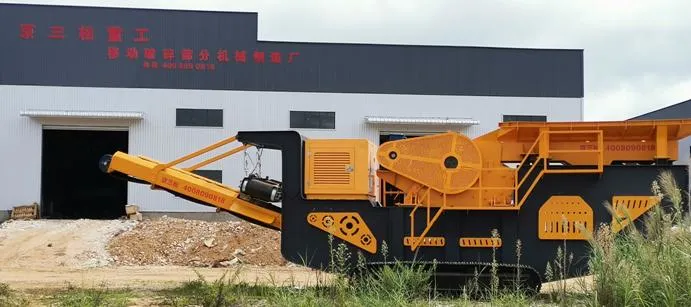 Portable Rock Crushing Plant with Customizable Colour